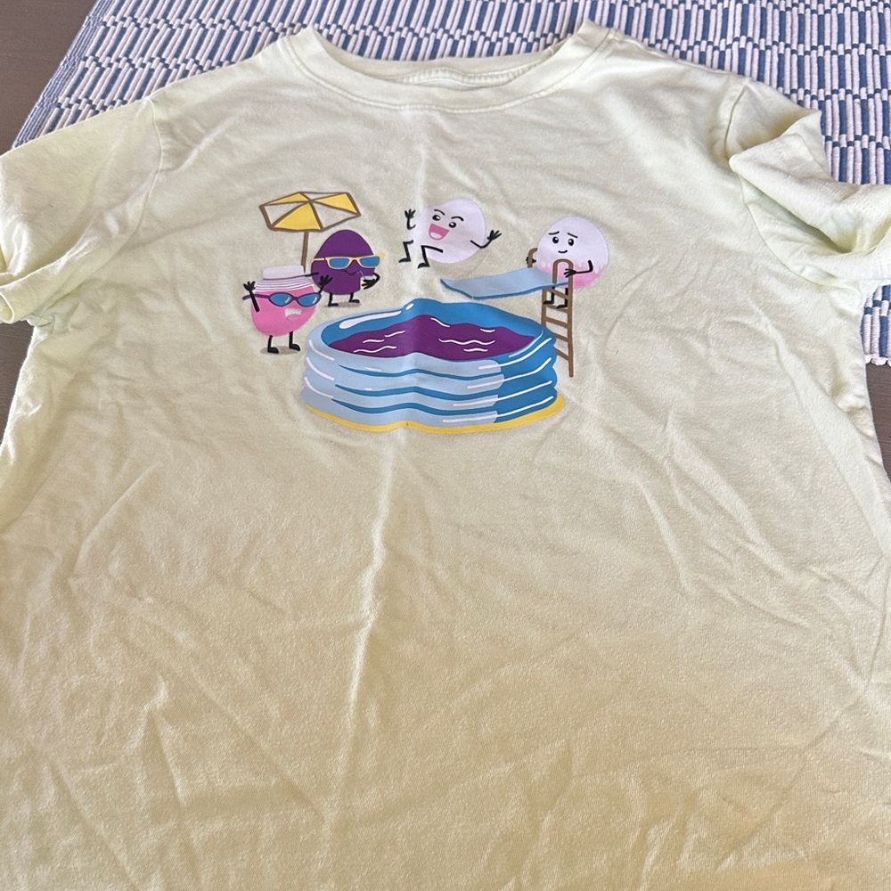 Fun Graphic T-Shirt with Pool Design